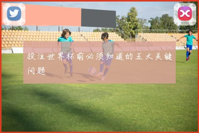 投注世界杯前必须知道的五大关键问题