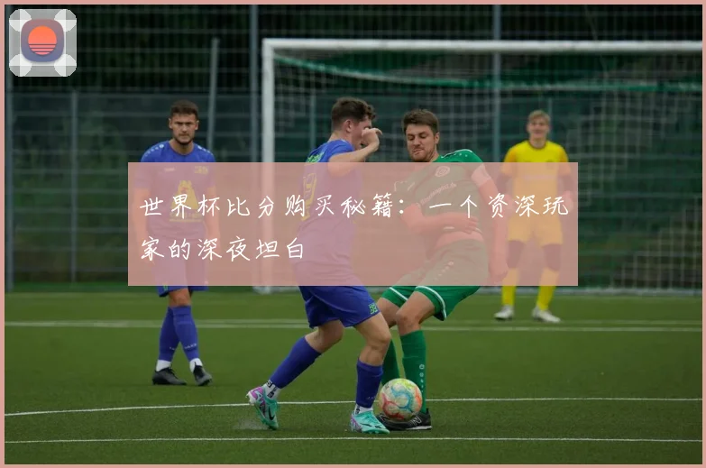 世界杯比分购买秘籍:一个资深玩家的深夜坦白