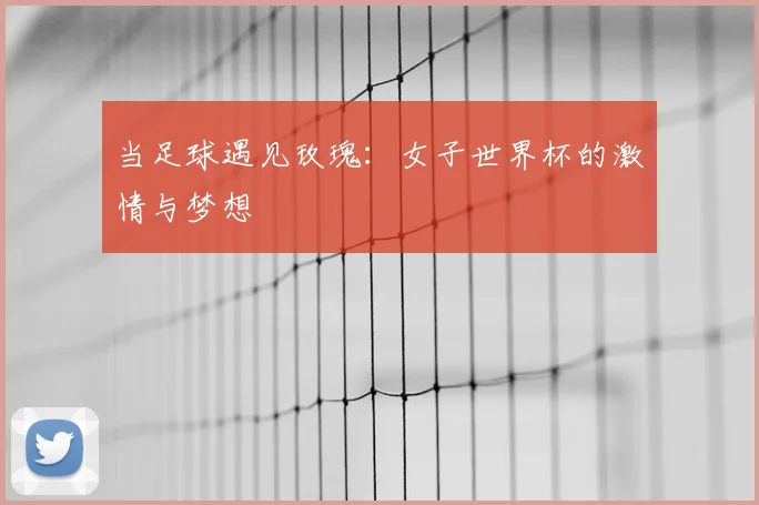 当足球遇见玫瑰：女子世界杯的激情与梦想